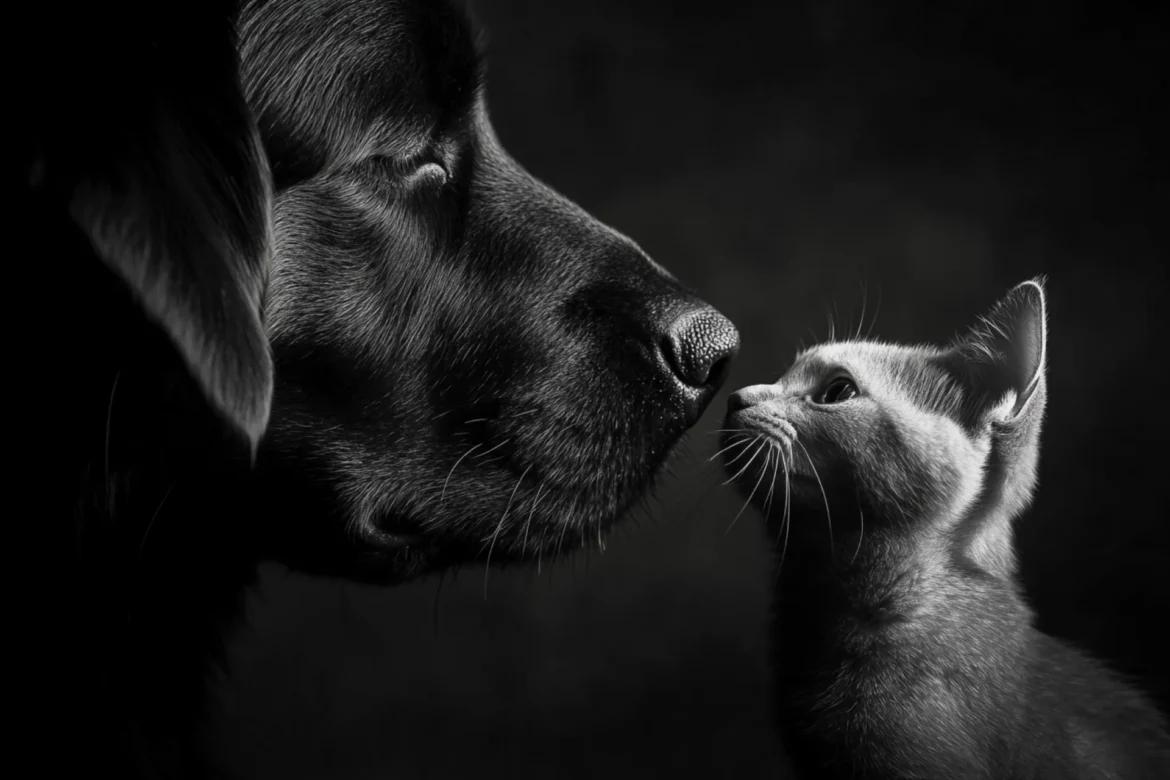 Können Katzen und Hunde wirklich nicht miteinander?